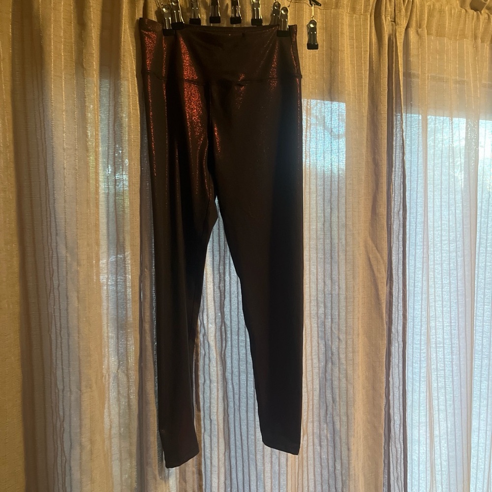Kyodan Black and Pink Shimmer Leggings